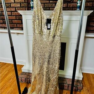 Rachel Zoe Sequin gown